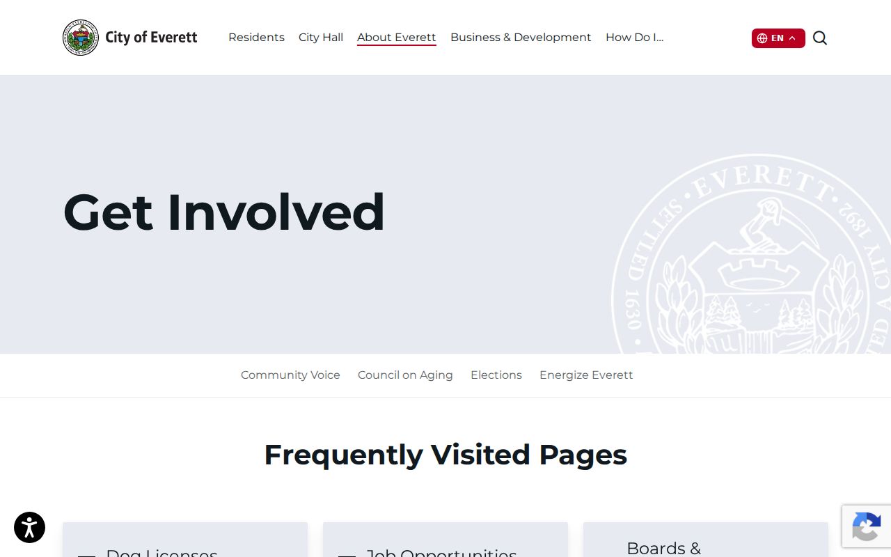 Everett residents directory civic and community resource page